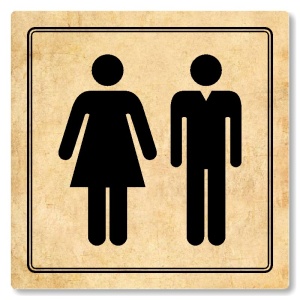 WC společné, 80x80mm, pergamen, Utah